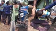 Akola Shocking Incident: महाराष्ट्र के अकोला में किसान को ट्रैक्टर से कुचलने की कोशिश, कांग्रेस नेता विजय वड्डेटीवार ने सरकार पर साधा निशाना ( Watch Video )