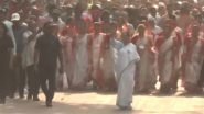 CM Mamata Banerjee's Padyatra: सीएम ममता बनर्जी ने हावड़ा में की पदयात्रा, हजारों समर्थकों की रही भीड़ -Video