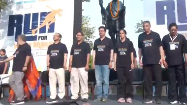 Run For Viksit Bharat: दिल्ली विश्वविद्यालय में 'रन फॉर विकसित भारत' का आयोजन, साइना नेहवाल और राजकुमार राव ने दिखाई हरी झंडी- VIDEO