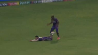 Ramandeep Takes Sensational Diving Catch: रमनदीप सिंह ने अर्शिन कुलकर्णी को आउट करने के लिए लपका शानदार डाइविंग कैच, वीडियो हुआ वायरल