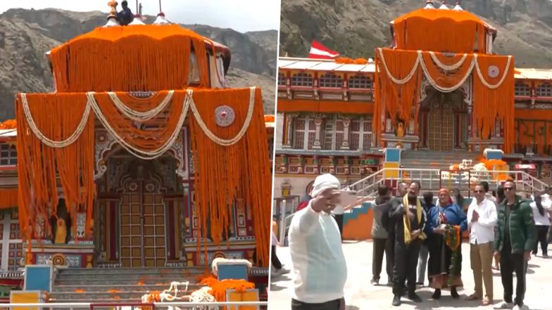 Badrinath Dham: खुलनेवाले है बद्रीनाथ धाम के कपाट, फूलों से सजाया गया मंदिर -Video