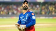 Dinesh Karthik Named RCB's New Batting Coach: आईपीएल 2025 से पहले आरसीबी ने किया बड़ा ऐलान, दिनेश कार्तिक को बनाया बल्लेबाजी कोच और मेंटर