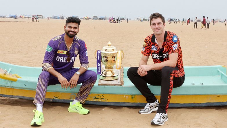 KKR vs SRH, IPL 2024 Final: आईपीएल इतिहास में कोलकाता नाइट राइडर्स और सनराइजर्स हैदराबाद का एक-दूसरे के खिलाफ कुछ ऐसा रहा है प्रदर्शन, यहां देखें दोनों टीमों के आकंड़े