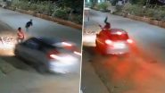 Andhra Pradesh: आन्ध्र प्रदेश में कार से युवक को रौंद कर जान लेने की कोशिश, देखें वीडियो