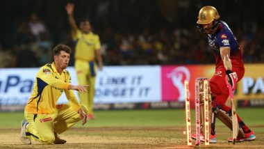 RCB vs CSK, IPL 2024 68th Match Live Score Update: रॉयल चैलेंजर्स बेंगलुरु ने चेन्नई सुपर किंग्स को दिया 219 रनों का टारगेट, सलामी बल्लेबाज फाफ डु प्लेसिस और विराट कोहली ने खेली धमाकेदार पारी