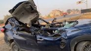 UP Car Accident: यूपी के हापुड में दर्दनाक सड़क हादसा, डिवाइडर तोड़ते हुए रांग साइड में चली गई कार को ट्रक ने रौंदा, 6 लोगों की मौत- VIDEO