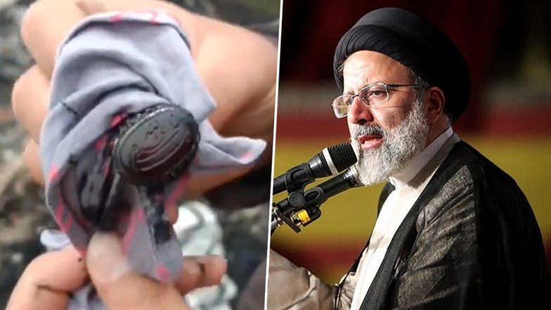 Ebrahim Raisi's Ring Found In Wreckage: इब्राहिम रईसी की मौत के बाद क्रैश हेलीकॉप्टर के मलबे में मिली ईरानी राष्ट्रपति की अंगूठी, देखें वीडियो