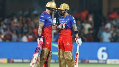 RCB vs CSK, IPL 2024 68th Match: रॉयल चैलेंजर्स बेंगलुरु ने चेन्नई सुपर किंग्स को दिया 219 रनों का टारगेट, प्लेऑफ में पहुंचने के लिए सीएसके को बनाने होंगे 201 रन