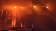 Delhi Fire Video: दिल्ली में कलकाजी मेट्रो स्टेशन के पास बैंक्वेट हॉल में लगी भीषण आग, वीडियो आया सामने