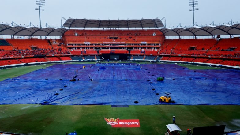 SRH vs GT, IPL 2024 66th Match Abandoned: बारिश ने सनराइजर्स हैदराबाद को प्लेऑफ में पहुंचाया, गुजरात टाइटंस के खिलाफ मैच रद्द; दिल्ली कैपिटल्स और लखनऊ सुपर जायंट्स बाहर