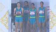 Asian Relay Championships 2024: भारत की 4x400 मीटर महिला रिले टीम ने एशियाई रिले चैंपियनशिप में जीता सिल्वर मेडल, मात्र 3:33.55 सेकंडमें रचा दीं इतिहास