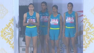 Asian Relay Championships 2024: भारत की 4x400 मीटर महिला रिले टीम ने एशियाई रिले चैंपियनशिप में जीता सिल्वर मेडल, मात्र 3:33.55 सेकंडमें रचा दीं इतिहास