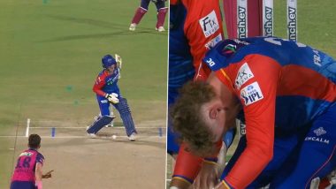 Jake Fraser-McGurk Injury: RR के खिलाफ IPL 2024 मैच में ट्रेंट बोल्ट की गेंद पर जेक फ्रेजर-मैकगर्क की प्राइवेट पार्ट पर लगा चोट, दर्द से कराहते बल्लेबाज का वीडियो वायरल