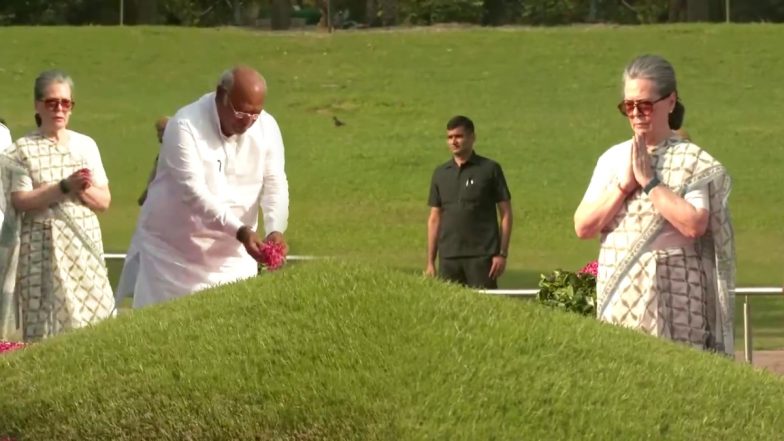 Jawaharlal Nehru's Death Anniversary: जवाहरलाल नेहरू की पुण्यतिथि पर मल्लिकार्जुन खड़गे और सोनिया गांधी ने दी श्रद्धांजलि, देखें वीडियो
