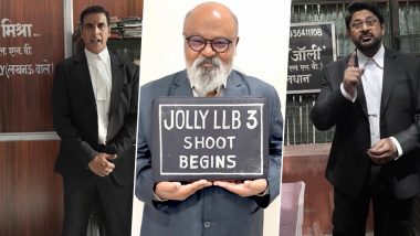 Jolly LLB 3 Shoot Begins: अक्षय कुमार और अरशद वारसी स्टारर 'जॉली एलएलबी 3' की शूटिंग हुई शुरु, खिलाड़ी ने शेयर किया मजेदार वीडियो (Watch Video)