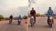 Jolly LLB 3: अक्षय कुमार और अरशद वारसी ने 'जॉली एलएलबी 3' की शूटिंग की पूरी, बाइक पर करतब करते नजर आए स्टार (Watch Video)