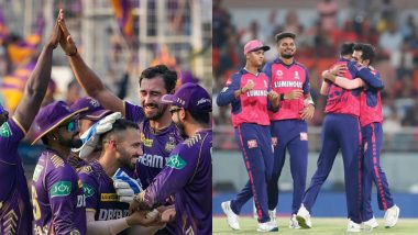 RR vs KKR, IPL 2024 70th Match Stats And Record Preview: कोलकाता नाइट राइडर्स के खिलाफ जीत टॉप दो में जगह पक्की करने के लिए मैदान में उतरेगी राजस्थान रॉयल्स, आज मैच में बन सकते हैं ये बड़े रिकॉर्ड