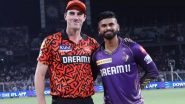 KKR vs SRH, IPL 2024 Final Live Score Update: सनराइजर्स हैदराबाद के कप्तान पैट कमिंस ने जीता टॉस, पहले बल्लेबाजी करने का किया फैसला