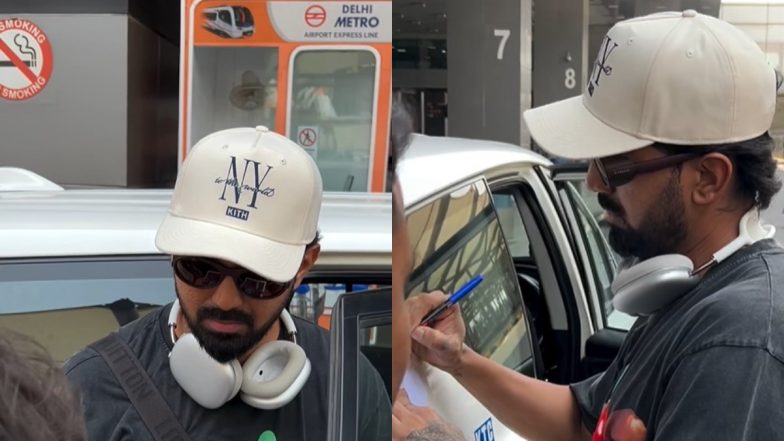 KL Rahul Spotted at Delhi Airport: DC के खिलाफ IPL 2024 मैच से पहले दिल्ली एयरपोर्ट पर दिखें केएल राहुल, LSG के टीममेट्स के साथ नहीं की ट्रेवल, देखें वीडियो