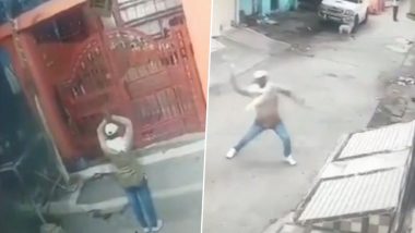 MP Shocking Video: शख्स ने पहले मंदिर में की पूजा, लोगों को डराने के लिए फिर घर में बम फेंकने के बाद की फायरिंग, वीडियो CCTV में कैद
