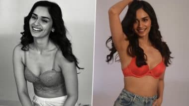 अलग-अलग ब्रालेट पहन Manushi Chhillar ने कराया हॉट फोटोशूट, एक्ट्रेस की दिलकश अदाओं ने फैंस को बनाया दीवाना (View Pics and Watch video)