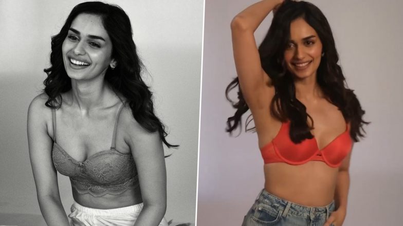 अलग-अलग ब्रालेट पहन Manushi Chhillar ने कराया हॉट फोटोशूट, एक्ट्रेस की दिलकश अदाओं ने फैंस को बनाया दीवाना (View Pics and Watch video)