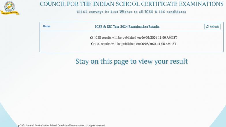 CISCE, ICSE &amp; ISC Result Today: CISCE के 10वीं-12वीं के नतीजे आज 11 बजे होंगे जारी, results.cisce.org या cisce.org पर चेक करें रिजल्ट