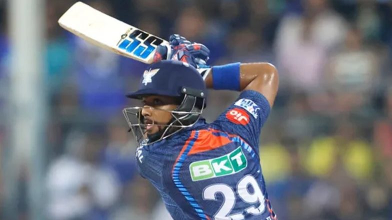 Nicholas Pooran Half Century: निकोलस पूरन ने जड़ा शानदार अर्धशतक, मुंबई इंडियंस की टीम को चौथे विकेट की तलाश