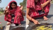 Viral Video: चिलचिलाती गर्मी में बीच सड़क पर बिना गैस-चूल्हे के ऑमलेट बनाने लगी महिला, वीडियो देख हो जाएंगे हैरान