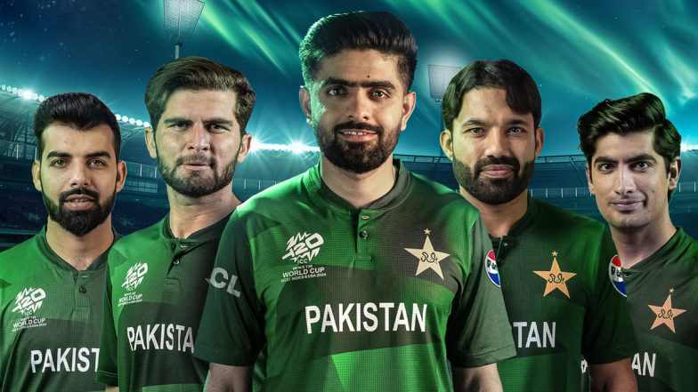 PAK Jersey for ICC T20 WC 2024 Released: आईसीसी टी20 विश्व कप के लिए पाकिस्तान की नई जर्सी हुई रिलीज़, वीडियो में देखें पाक के खिलाड़ियों की किट