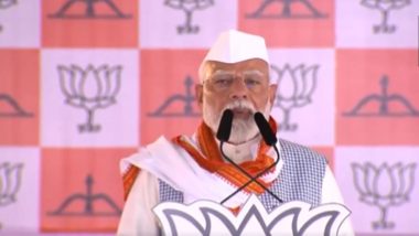 Lok Sabha Election 2024: 'नकली शिवसेना-नकली राष्ट्रवादी पार्टी का कांग्रेस में विलय होना पक्का है', महाराष्ट्र के ढिंडोरी में बोले पीएम मोदी (Watch Video)