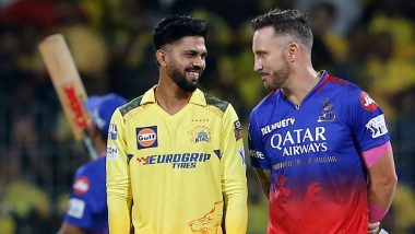 RCB vs CSK, IPL 2024 68th Match Live Score Update: चेन्नई सुपर किंग्स के कप्तान रुतुराज गायकवाड़ ने जीता टॉस, रॉयल चैलेंजर्स बेंगलुरु को दिया पहले बल्लेबाजी का न्योता