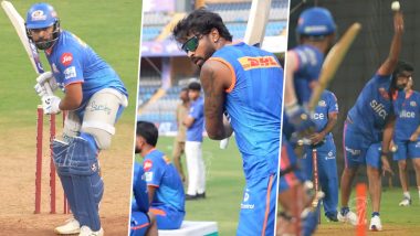 MI Players Sweat It Out in Training: KKR के खिलाफ IPL 2024 मैच में मुंबई इंडियंस के खिलाड़ियों ने क्लैश से पहले ट्रेनिंग सत्र में बहाया जमकर पसीना, देखें वीडियो