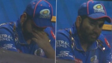 Rohit Sharma Crying in Dressing Room: SRH के खिलाफ मैच में सिर्फ चार रन पर आउट होने के बाद ड्रेसिंग रूम में रोते दिखें रोहित शर्मा, देखें वीडियो