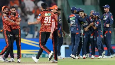 SRH vs LSG, IPL 2024 57th Match: आईपीएल इतिहास में सनराइजर्स हैदराबाद और लखनऊ सुपर जायंट्स का एक-दूसरे के खिलाफ कुछ ऐसा रहा है प्रदर्शन, यहां देखें दोनों टीमों के आकंड़े