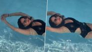 Sunny Leone ने ब्लैक मोनोकिनी पहन दुबई के स्विमिंग पूल में लगाई आग, एक्ट्रेस की हॉटनेस ने गिराई बिजली (Watch Video)