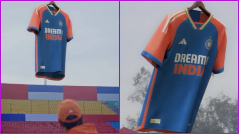 Team India Jersey for T20 WC 2024 Released: आईसीसी टी20 विश्व कप के लिए टीम इंडिया की नई जर्सी हुई रिलीज़, वीडियो में देखें नए अवतार में कैसे दिखेंगे भारतीय स्टार्स