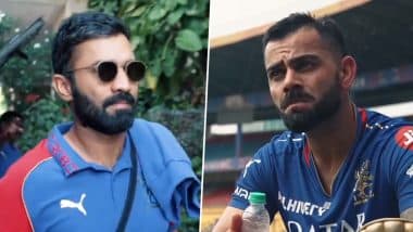 Dinesh Karthik Farewell: विराट कोहली समेत RCB के सभी खिलाड़ी और सपोर्टिंग स्टाफ ने दिनेश कार्तिक को दिया स्पेशल फेयरवेल, देखें वीडियो