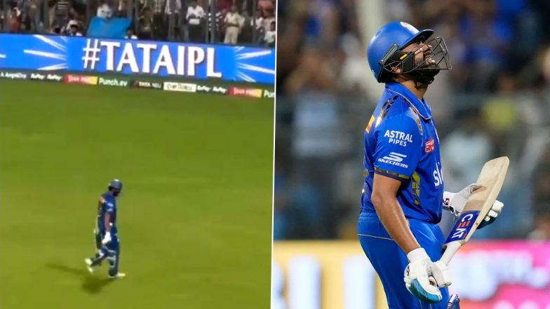 IPL 2024 में रोहित शर्मा की आखिरी पारी के बाद प्रशंसकों ने खड़े होकर दिया अभिनंदन, देखें वीडियो