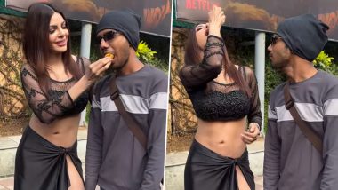 Sherlyn Chopra ने फैन को खिलाया संतरा, सोशस मीडिया पर वायरल हुआ वीडियो (Watch Video)