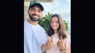अजिंक्य रहाणे ने पत्नी राधिका धोपावकर के साथ मुंबई में लोकसभा चुनाव के लिए डाला वोट, देखें पोस्ट