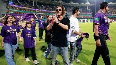 KKR vs SRH: एमए चिदंबरम स्टेडियम में चेन्नई सुपर किंग्स के प्रशंसकों के साथ शाहरुख खान ने लगाए 'सीएसके, सीएसके' के नारे, वीडियो हुआ वायरल