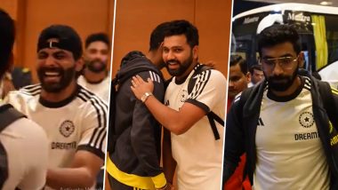 Indian Cricket Team Players Arrive in New York: रोहित शर्मा, जसप्रीत बुमराह, रवींद्र जड़ेजा और अन्य भारतीय खिलाड़ी टी20 विश्व कप के लिए पहुंचे न्यूयॉर्क, देखें वीडियो