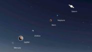Six Planets in Straight Line: 3 जून को आसमान में दिखेगा अद्भुत नजारा! एक लाइन में नजर आएंगे सौर मंडल के 6 ग्रह
