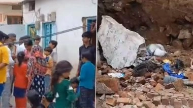 Hyderabad Tragic Incident: हैदराबाद के बाबुलरेड्डी नगर में दीवार गिरने से चार बच्चों की मौत, घरों में पसरा मातम -Video
