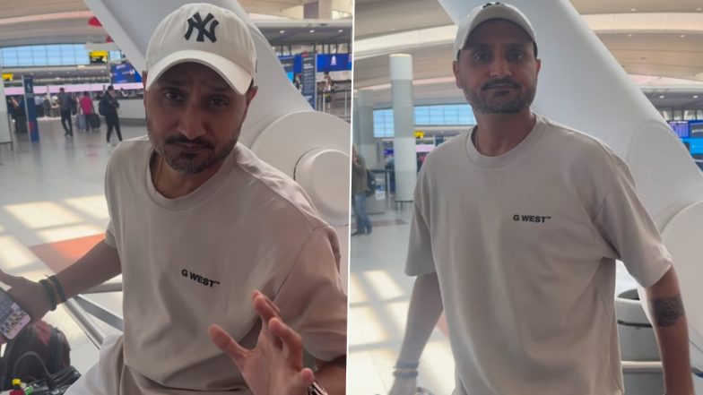Harbhajan Singh Mimics Navjot Singh Sidhu: हरभजन सिंह ने एयरपोर्ट पर की नवजोत सिंह सिद्धू की मिमिक्री, दिनेश कार्तिक ने शेयर की कमेन्टर की मजेदार वीडियो