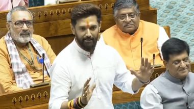 Chirag Paswan on Opposition: चिराग पासवान का विपक्ष पर हमला, 'जब एक उंगली दूसरे की तरफ उठाते हैं, तो बाकी उंगलियां आपकी तरफ होती हैं'