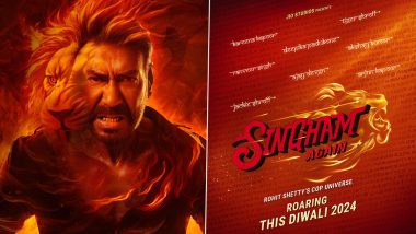 Singham Again New Release Date: अजय देवगन स्टारर 'सिंघम अगेन' की नई रिलीज डेट आई सामने, दिवाली में सिनेमाघरों में देगी दस्तक