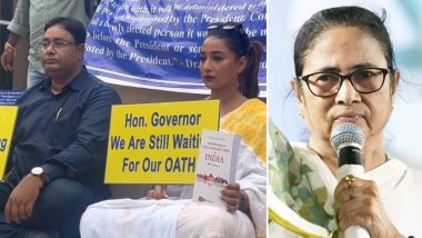 West Bengal Swearing-in Row: राजभवन में शरारती तत्व बैठा है; दो TMC विधायकों के शपथ ग्रहण पर गतिरोध को लेकर राज्यपाल पर भड़कीं CM ममता बनर्जी- (Watch Video)