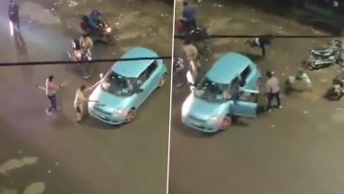 Chatrapati Sambhaji Nagar: दो गुटों में जबरदस्त मारपीट, संभाजीनगर की घटना में 4 लोग जख्मी-Video